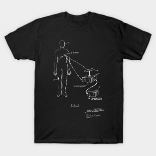 Bio-instrumentation Apparatus Vintage Patent Hand Drawing T-Shirt